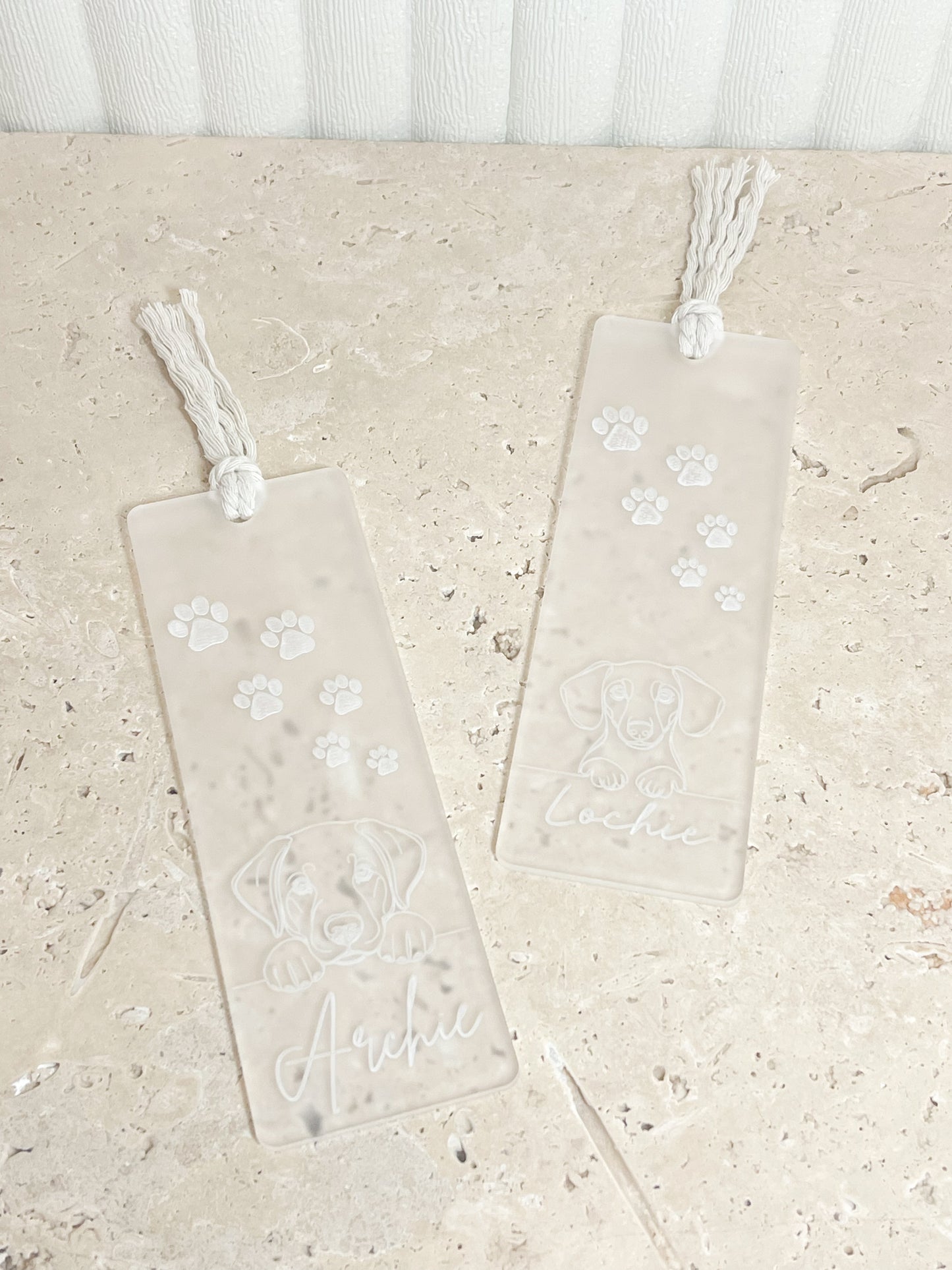 Personalised Dog Bookmark