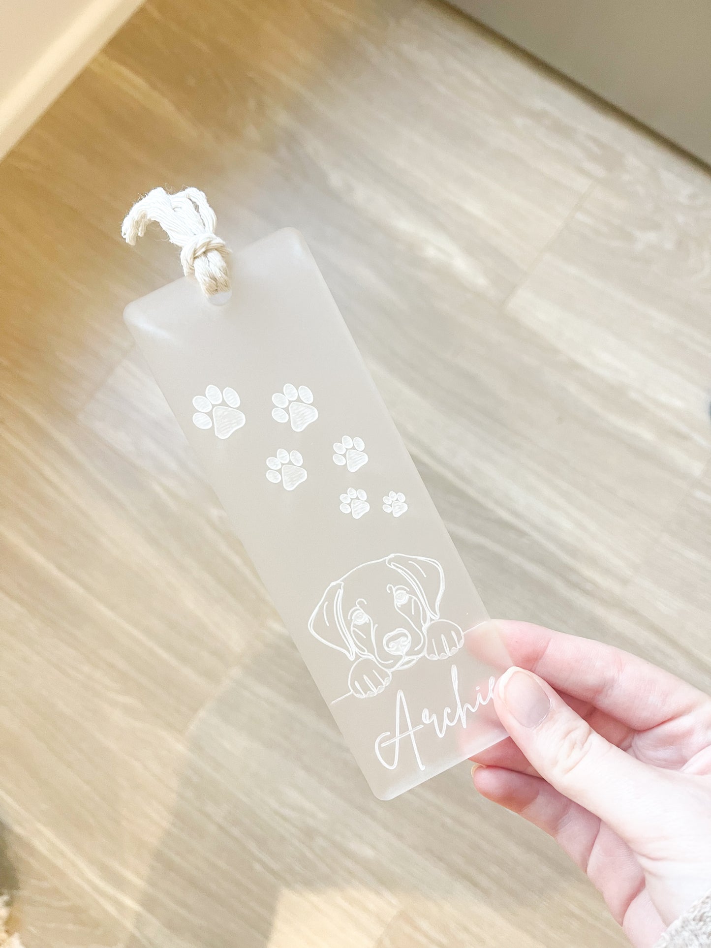 Personalised Dog Bookmark